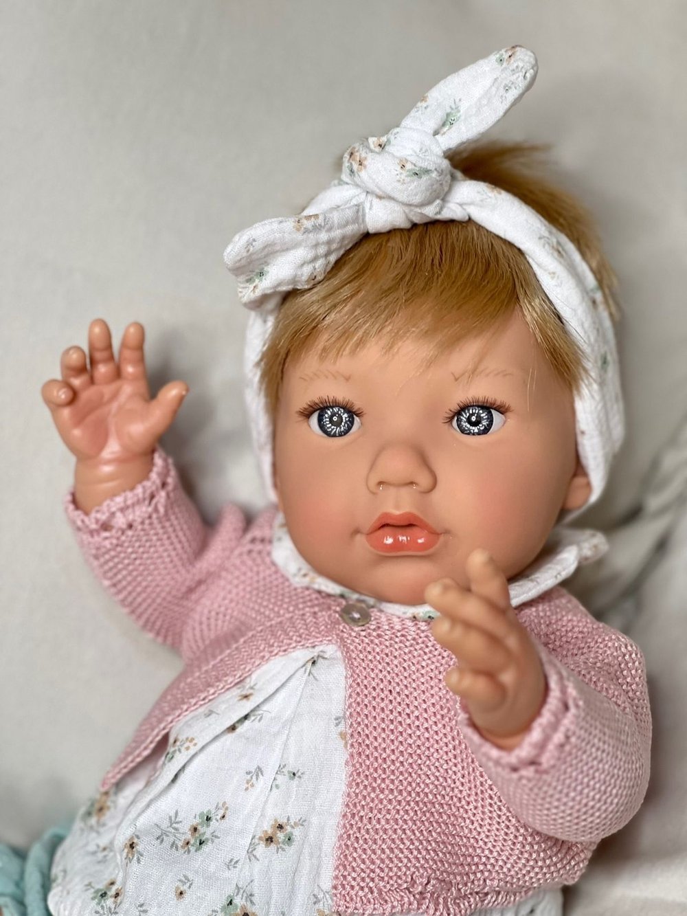 Кукла Реборн Marina and Pau 45cм Alina мягконабивная (M3002)