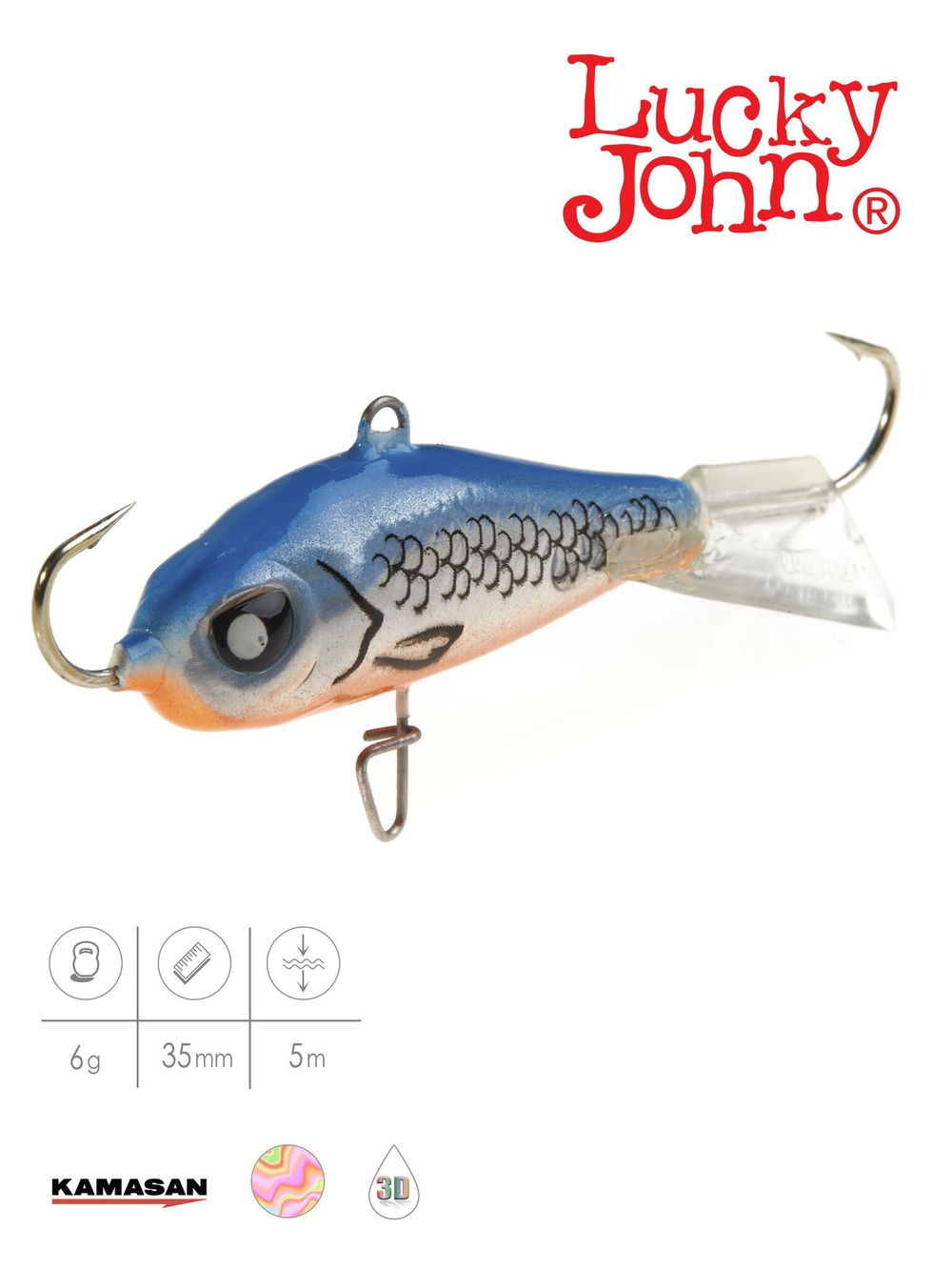 Балансир Lucky John BALTIC 6 60мм/53