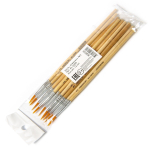 Кисть нейлон, Alingar, круглая, №3, деревянная ручка, 12шт/уп, европодвес