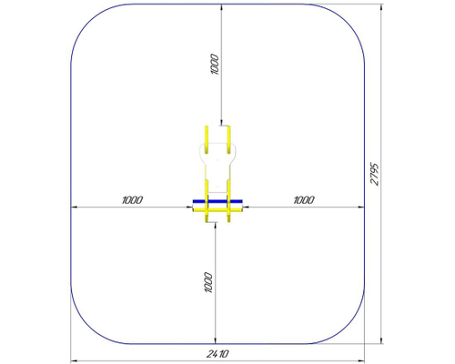 Качалка на одинарной пружине КБ-17Х