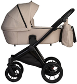 Детская коляска Indigo Solio 3 в 1 с автокреслом Avionaut Cosmo Beige So02 св.бежевый