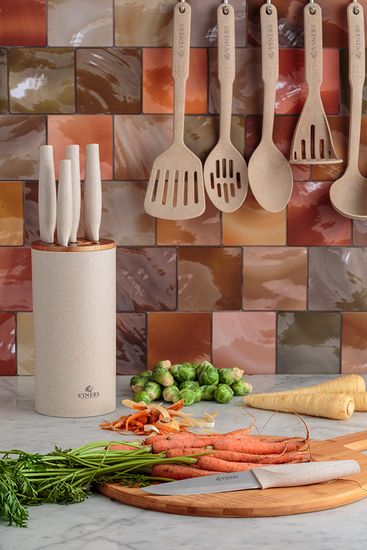 Ложка-шумовка organic бежевая