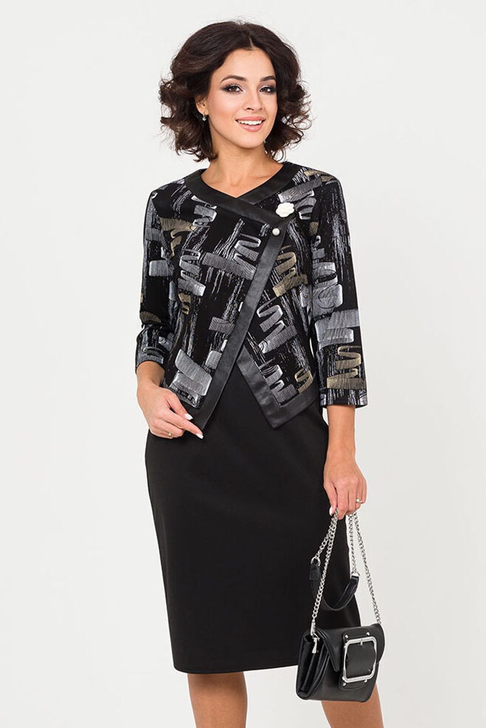 Платье Шерил 2 (48-56) Serenada ленты (Акция)