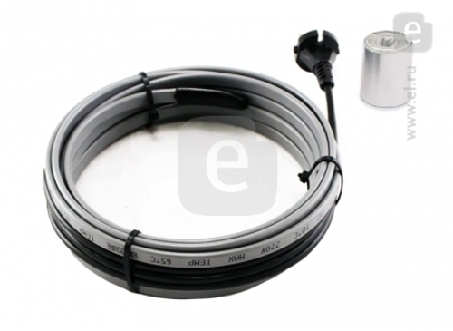 Комплект  саморегулирующегося кабель SRL-16-3.0 c пит. кабель. ПВС 2*1,5-2м и вилкой