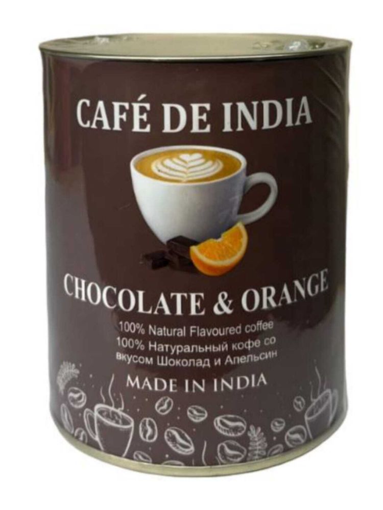Кофе растворимый со вкусом шоколада и апельсина Bharat BAZAAR Chacolate Orange 100 г, 2 шт