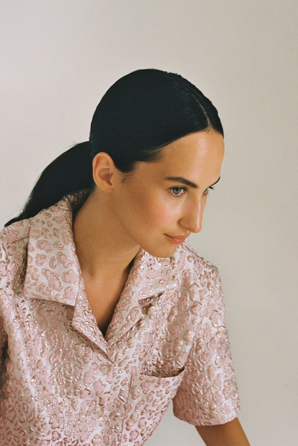 Leopard pink shirt