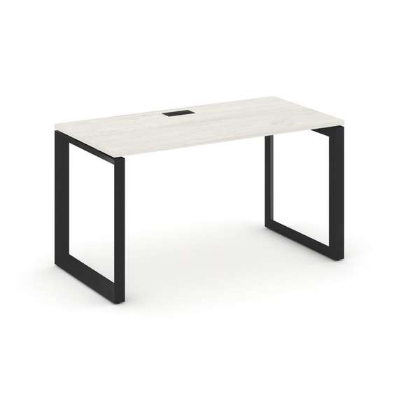 Style Project Стол письменный SN-59O.SP-003 Дуб Наварра/Металл Черный/Черный Заглушка 1380*600*750