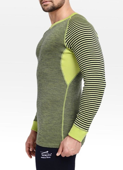Термобелье мужское футболка Norveg  с длинным рукавом 14CCM1RL
