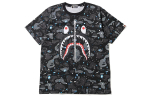 A Bathing Ape Space Camo Shark Tee