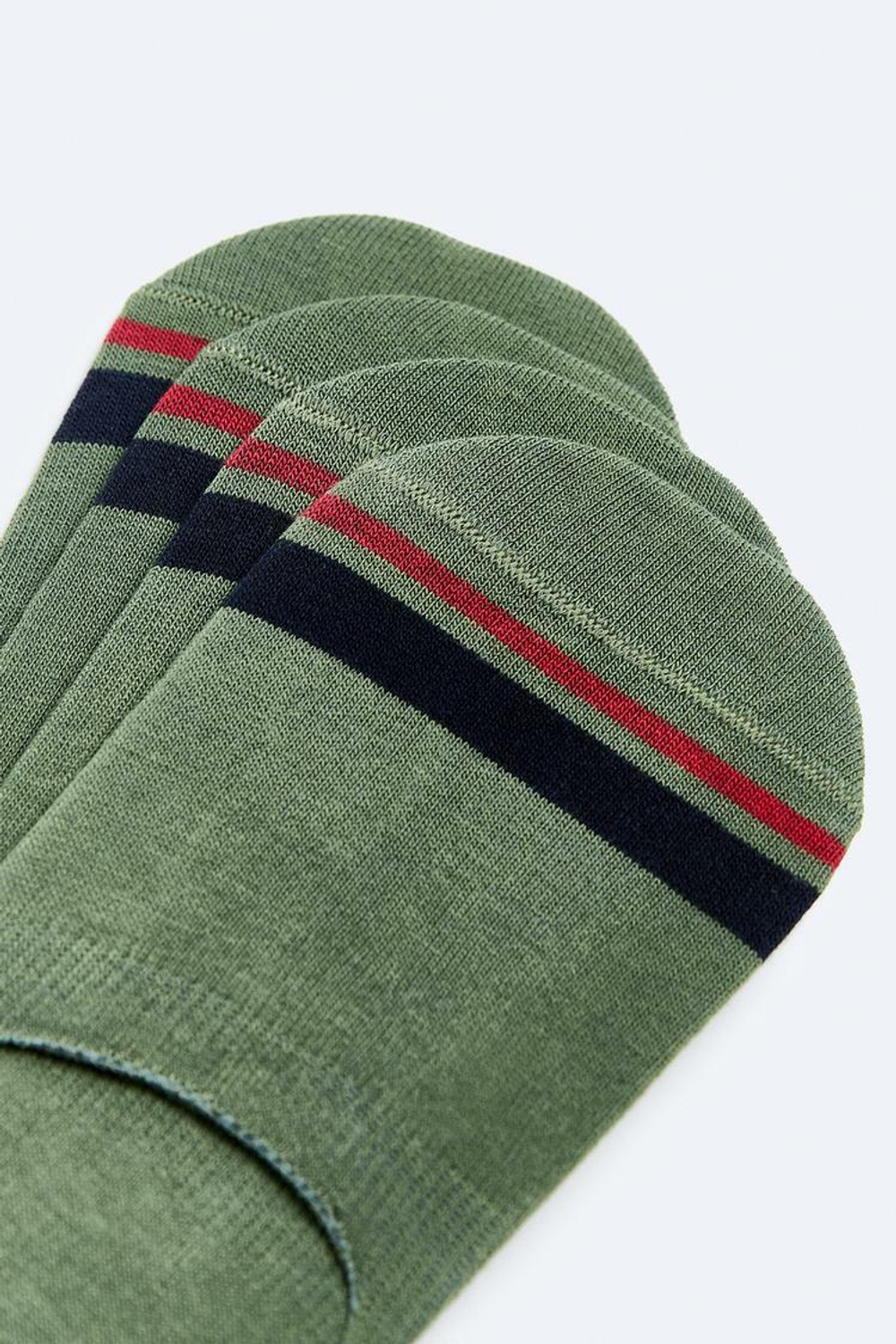 ZARA 4 УПАКОВКИ НОСКОВ БЕЗ ПОКАЗА, ЗЕЛЕНЫЙ