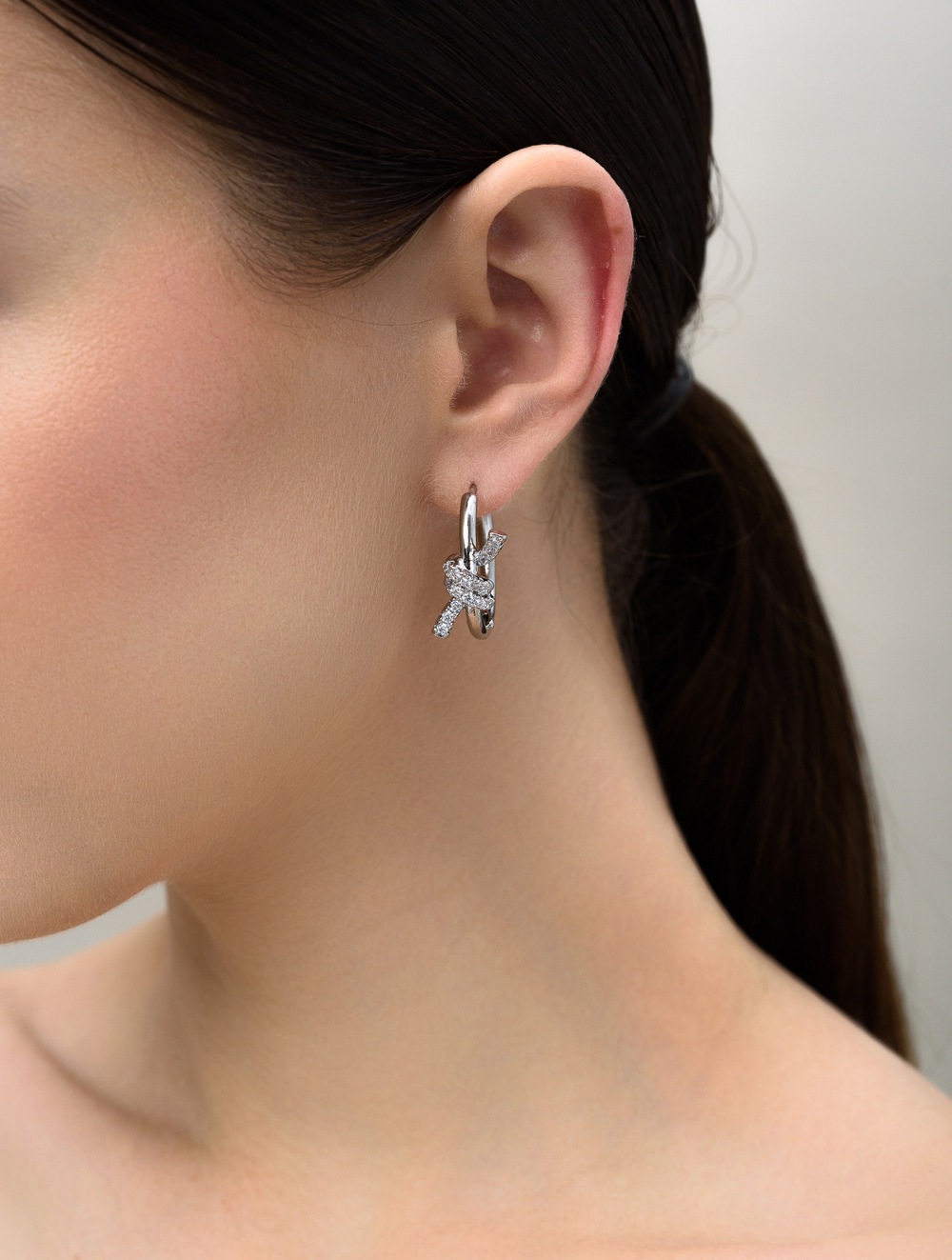 Серьги "Knot" Silver