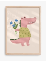 Декор в детскую постер 50х70 см интерьерный эстетика