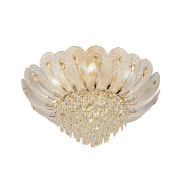 Потолочная хрустальная люстра 11*Е14 5048/11 золото Paroti Odeon Light