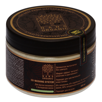 Nano Organic Ковошинг для волос от выпадения 300 мл