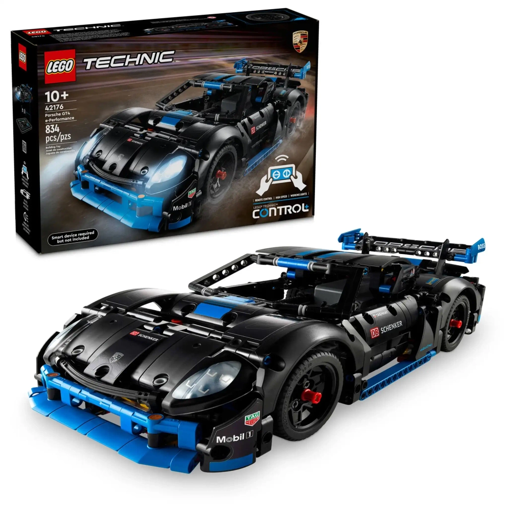Конструктор LEGO Technic 42176 Гоночный автомобиль Porsche GT4 e-Performance