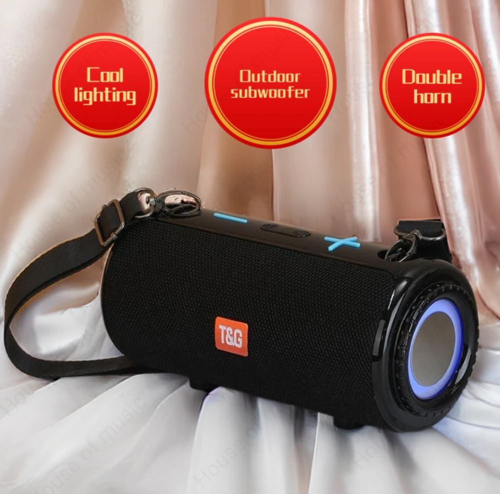 Беспроводная колонка TG-646 (10W/TF/FM) LED Flashing