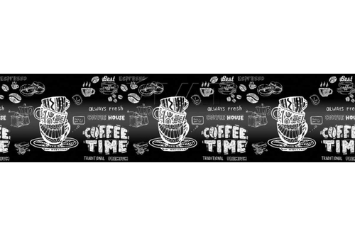 ПАНЕЛЬ ИНТЕРЬЕРНАЯ ПВХ (ФАРТУК) КОФЕ TIME 3000Х600Х1,3ММ