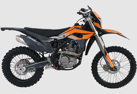 Кроссовый мотоцикл BSE Z7 Orange Neon (ZS174MN-3)