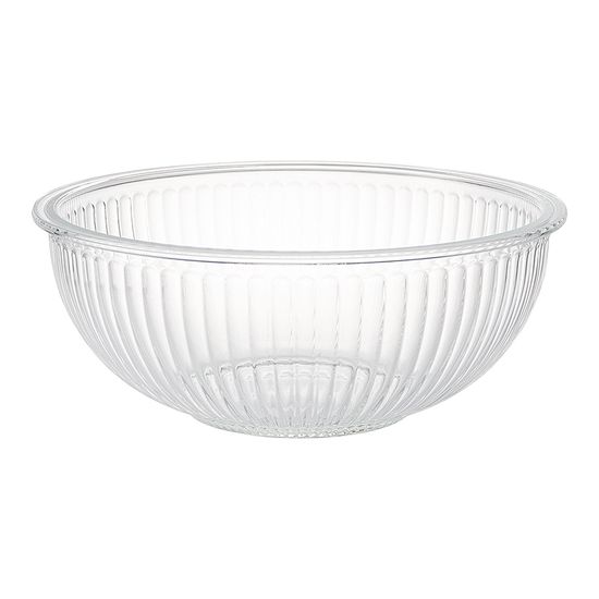 Чаша стеклянная с бамбуковой крышкой harmy, 3,5 л