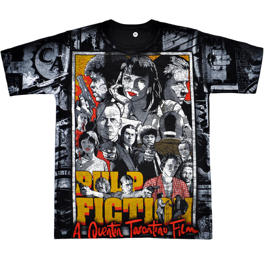 Футболка "Таrantino Film: Pulp Fiction" (тотал)