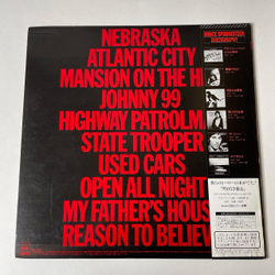 Винтажная виниловая пластинка LP Bruce Springsteen Nebraska (Japan 1982) (Obi)