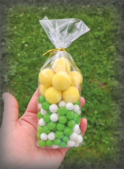 Микс драже "Лимончик" и мятное драже, 160 гр