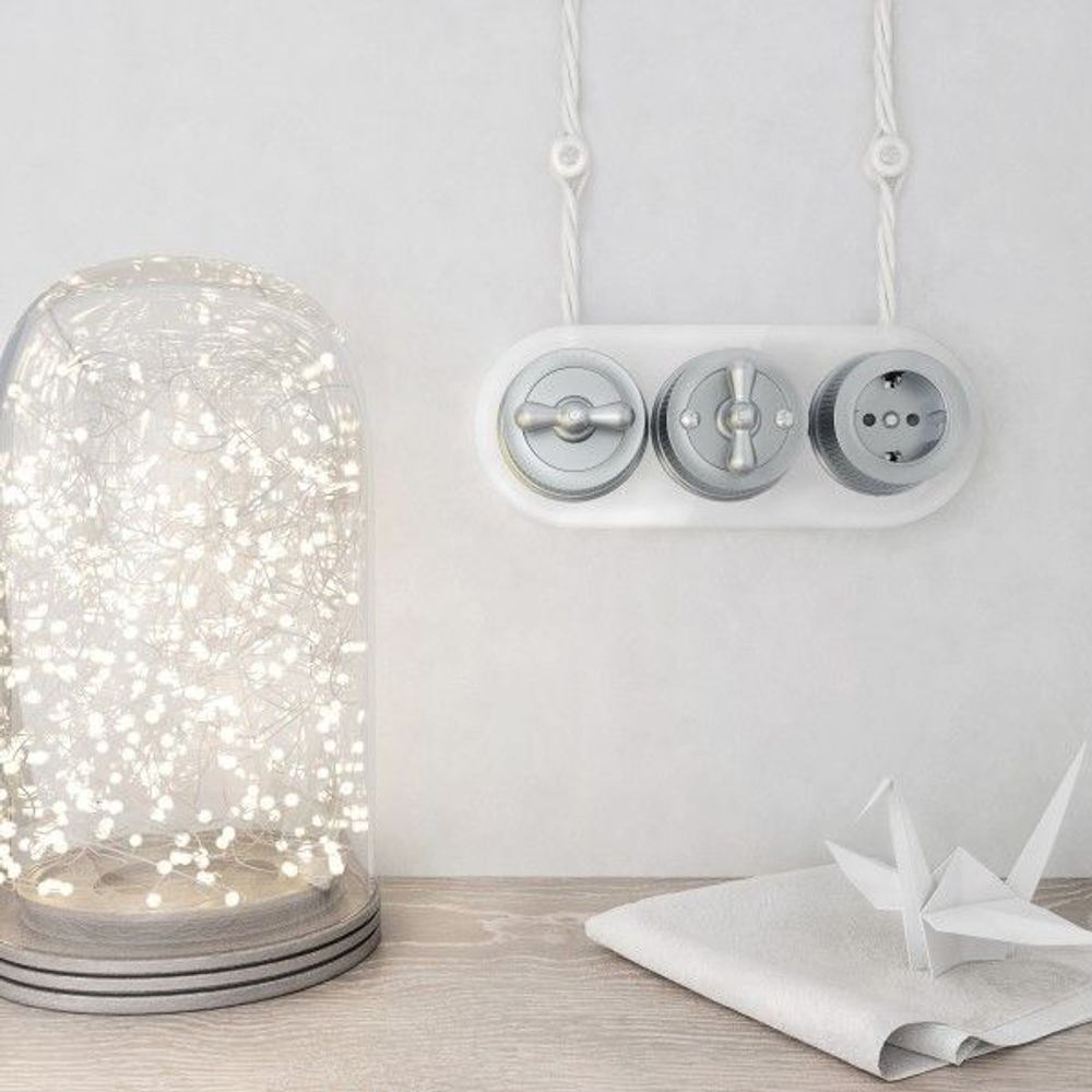 Рамка на 3 поста чёрный