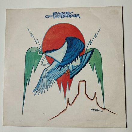 Винтажная виниловая пластинка LP Eagles On The Border (UK 1974)