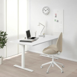 Письменный стол - IKEA RODULF, 140х80х70-117 см, белый, РОДУЛЬФ ИКЕА