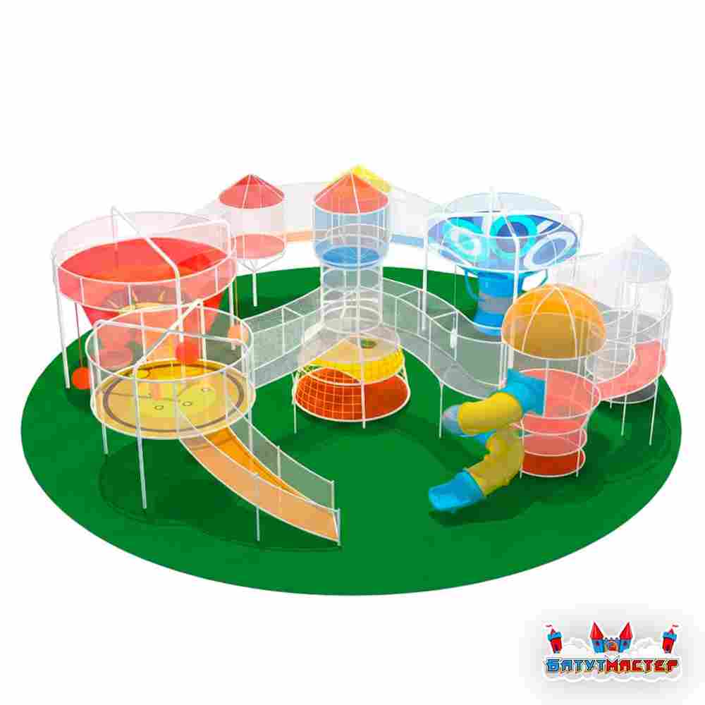 Канатная башня «Радужная Гавань», 25×25×10 м