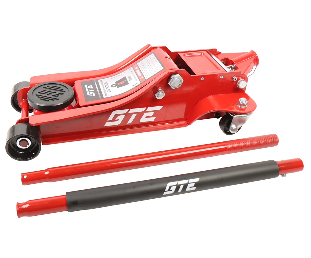Домкрат подкатной 4т 112-505мм двухпоршневой GTE