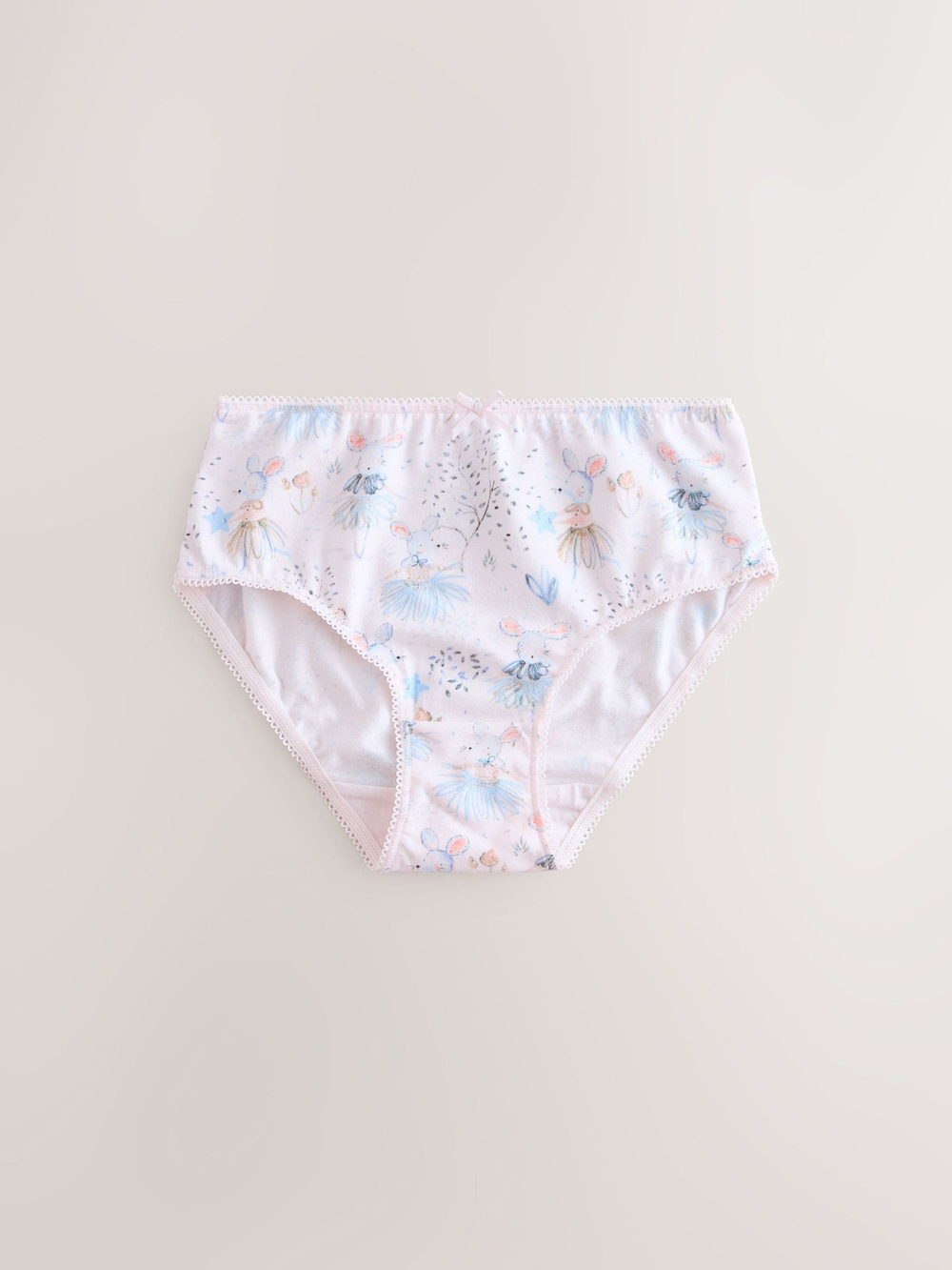 Трусы для девочки Next E87-090, 10 шт., Белый, Голубой