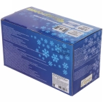 Гирлянда для улицы БАХРОМА ш5м* в40/60см 180 ламп LED, прозр. пров, 8 реж, IP-54, Синий (возможность соединения)