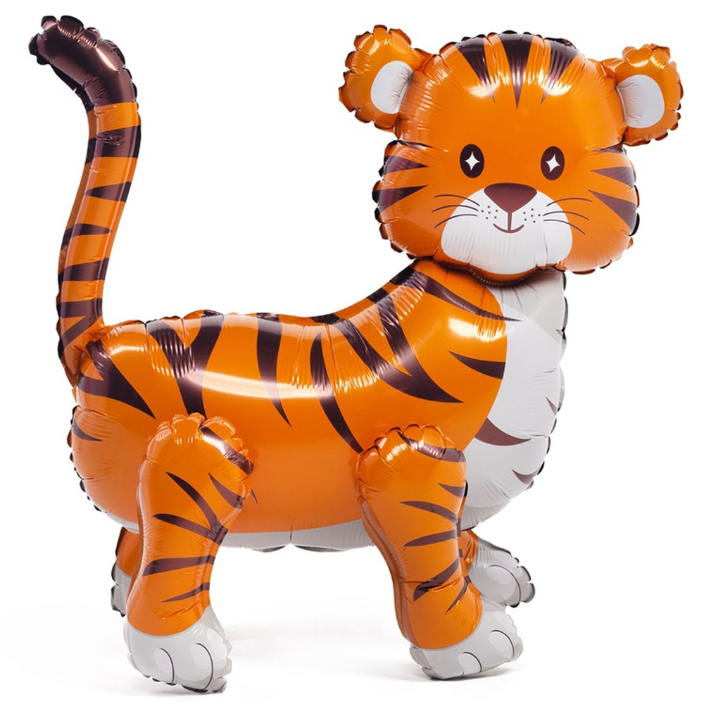 Шар Фольгированный Тигр (Оранжевый)