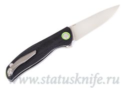 Нож Широгоров F3 Elmax Black Canvas Micarta Green SRBSфотография - 6