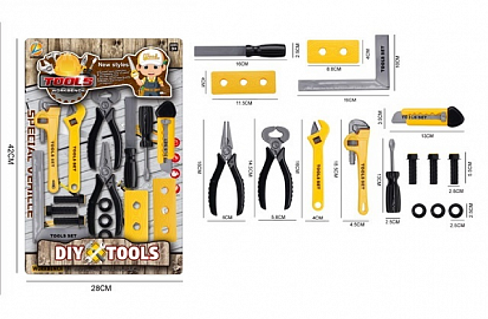 Набор "Инструменты", в блистере
