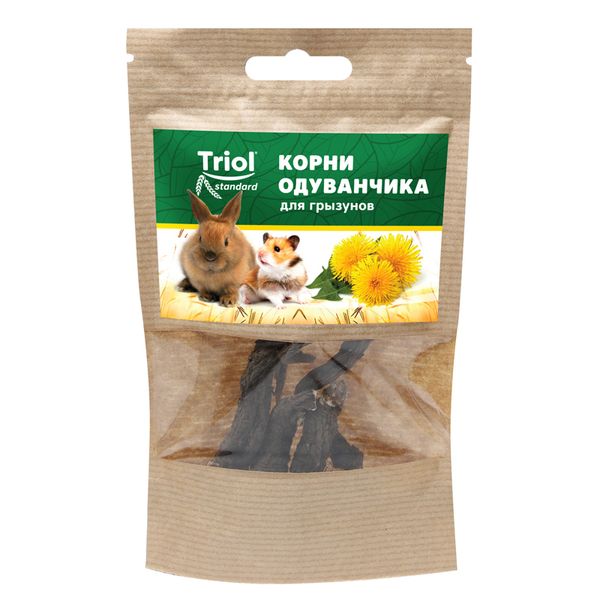 Лакомство Тriol Standard для грызунов, корни одуванчика, 10г