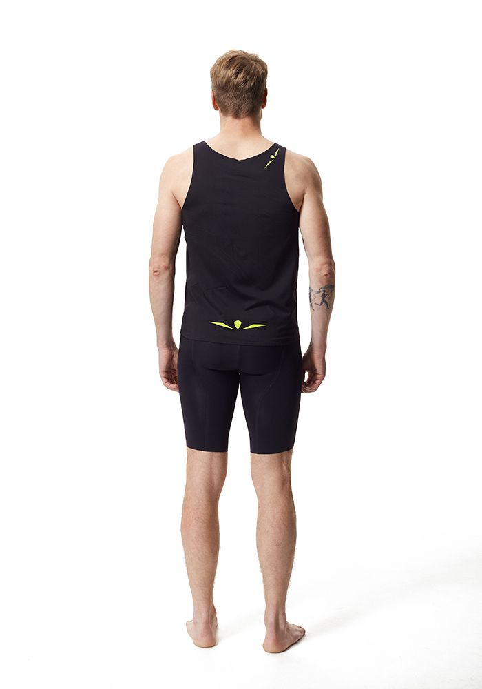 МАЙКА МУЖСКАЯ TOP TANK | BLACK YELLOW