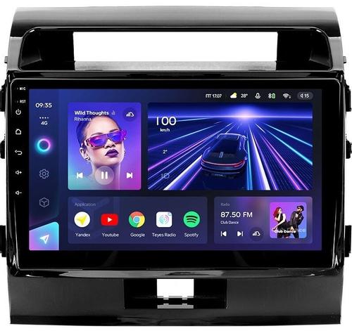 Магнитола для Toyota Land Cruiser 200 2007-2015 (экран климата внизу) - Teyes CC3 Android 10, Быстрая, CarPlay, SIM-слот