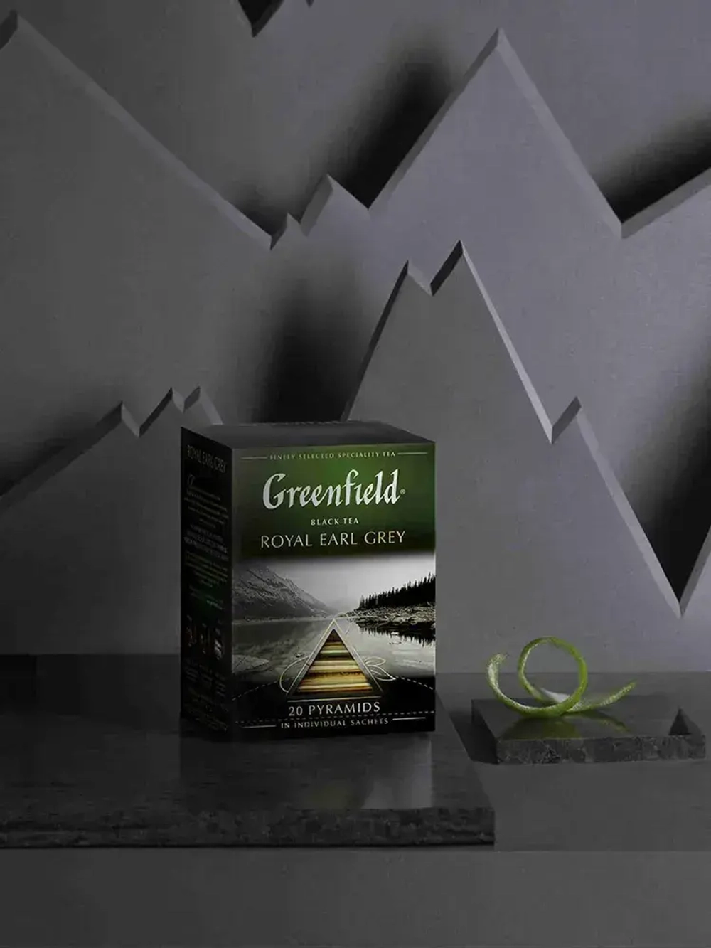 Чай в пирамидках чёрный Greenfield Royal Earl Grey, 20 шт