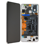 Huawei P30 Lite New Edition (MAR-L21BX) / Дисплей (в сборе с тачскрином и аккумулятором) (в рамке) (ORIG-SP)