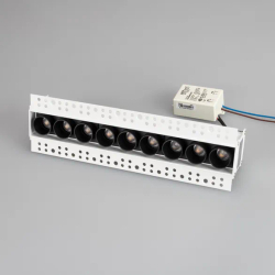Светильник MS-ORIENT-BUILT-TRIMLESS-TC-S38x277-20W Warm3000 (WH-BK, 30 deg, 230V) (Arlight, IP20 Металл, 5 лет) 031926