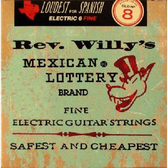 Струны для электрогитары, никелированные, Fine, 8-40, Dunlop RWN0840 Rev. Willy's Lottery