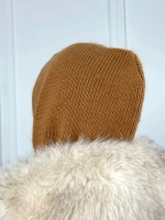 капор зимний и осенний капюшон- снуд вязаный ангора