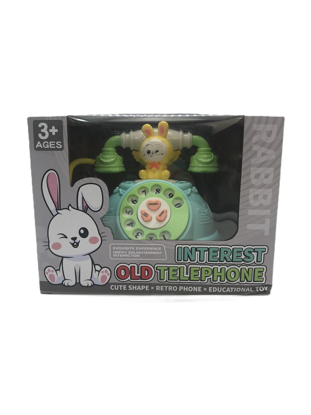 Игрушка Телефон Зайка (A422-18Y-1), цвет голубой
