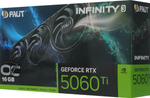 Видеокарта Palit NVIDIA  GeForce RTX 5060TI PA-RTX5060TI INFINITY 3 OC 16ГБ Infinity 3, GDDR7, OC,  Ret [ne7506ts19t1-gb2061s]