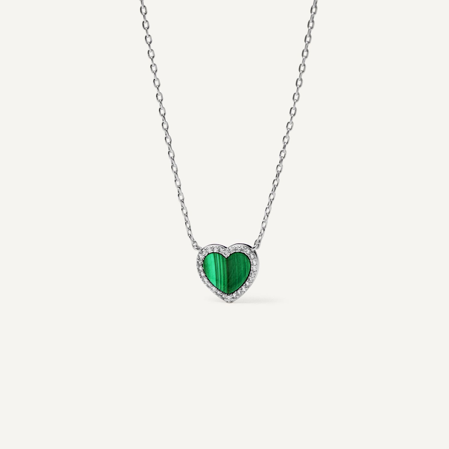 Колье Malachite Heart Necklace