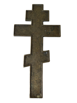 Большой поморский (старообрядческий) киотный крест - 19 в