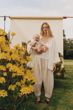 ZARA КОМБИНЕЗОН-КИМОНО С ПРИНТОМ «ЗОЛОТЫЕ РЫБКИ», ЭКРЮ