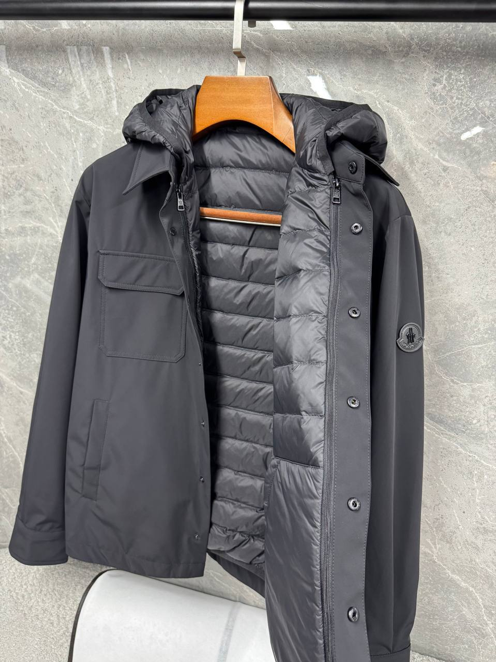 Куртка Moncler с съемной подкладой